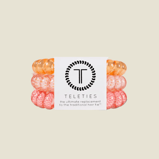 Teleties Spiral Hair Coil Large in Sunny Days Ahead with label