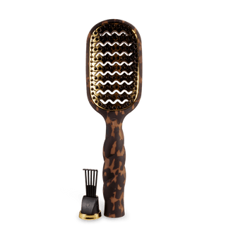 Teleties tortoise full size vented hair brush, view 6